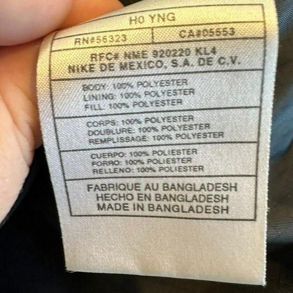 Nike ACG 3 Outer Layer Light‎ Blue Convertible Insulated Vest Coat Womens S - Picture 8 of 8